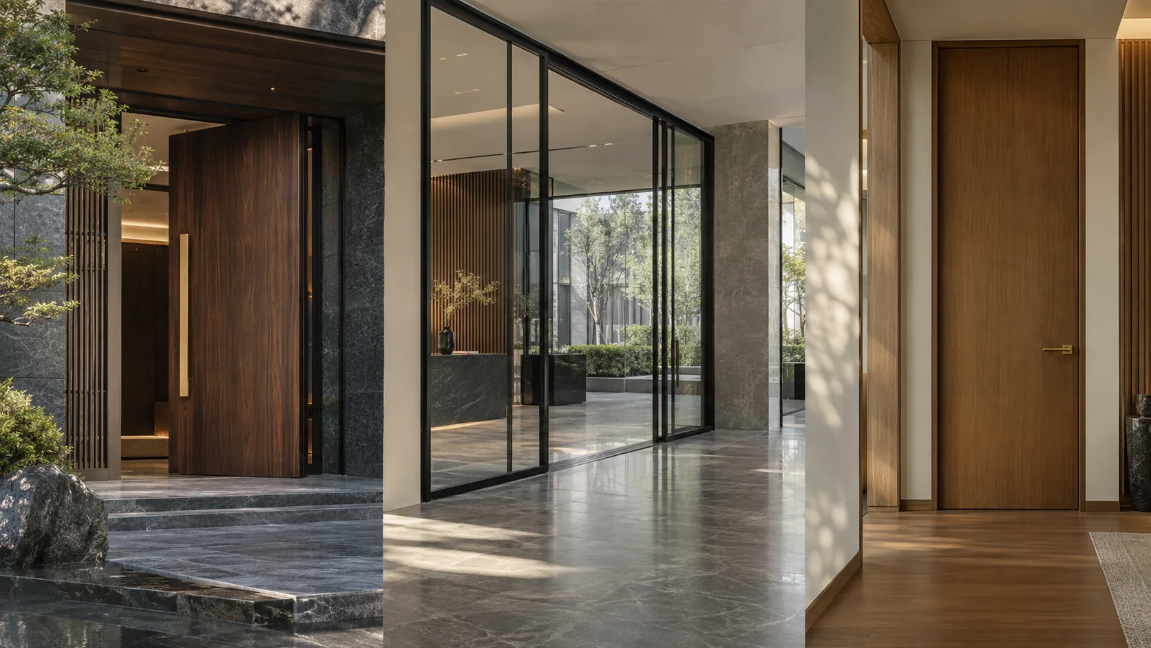 Custom door applications in residential and commercial architecture