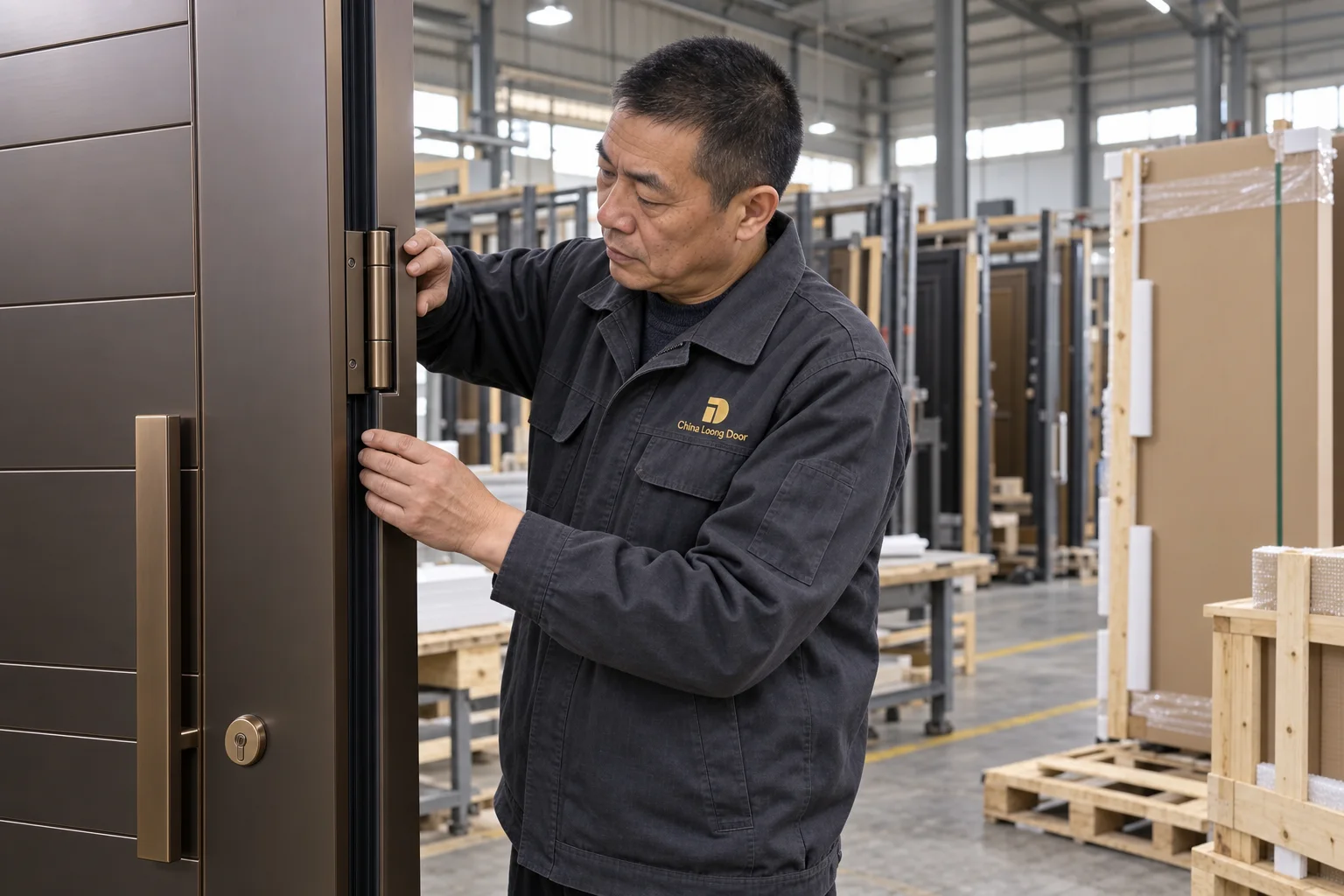 Finished door quality inspection visualization
