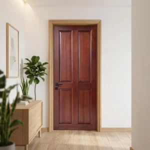 004P-PT Anti-Cracking Solid Wood Interior Door