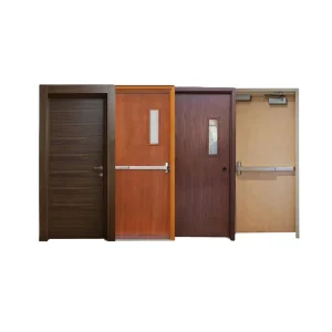 1-3 Hour Hollow Metal Fireproof Door with Custom Size for Apartment Buildings