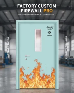 1.5-Hour Interior Fire-Rated Door, Fire Door Factory