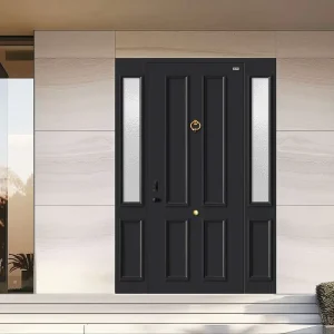 105 Series Modern Waterproof Cast Aluminum Alloy Armored Exterior Door