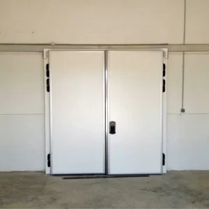 121mm Double Leaf Hinged Door with Anti Frost Heating for Medium Low Temperature Freezer