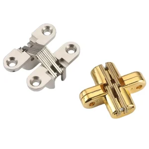 180 Degree Concealed Zinc Alloy Furniture Hinge for Hidden Doors, Cabinets, and Cupboards