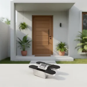 200KG Heavy Duty Concealed 3D Adjustable Door Hinges Fire Rated 180 Degree Swing for Wooden Metal Exterior Entry Doors