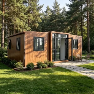 20ft Expandable Container House Flat Pack Quick Install for Airbnb Resort Glamping