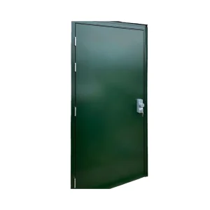 3-Hour Fire-Rated High-Security Modern Finished Steel Door for Commercial, Apartment, and Villa Use