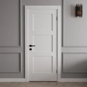 3 Panel Shaker Style Hollow Core MDF Interior Door