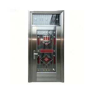 304 Stainless Steel Glass Security Door for Residential Entrances