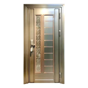304 Stainless Steel Korean Entry Door Anti-Theft Noise-Proof Thermal Insulation Fire Prevention Single/Double Door