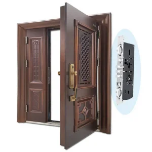 304 Stainless Steel Metal Front Entry Door for Homes
