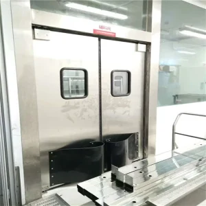 304 Stainless Steel Single or Double-Leaf Traffic Swing Door for Hospital Kitchens and Food Factories
