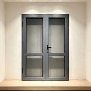 304 Stainless Steel Welded Double Swing Security Screen Door Diamond Mesh Anti-Theft Mosquito-Proof for Villa and Commercial Use