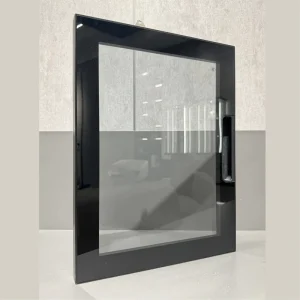 35 Hidden Frame Inset Handle Modern Minimalist Bedroom Closet Glass Doors Tempered Hotel Kitchen Apartment Living Room