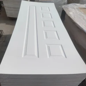 35mm White Soundproof Prehung Waterproof Melamine-Laminated Solid Wood Interior Door