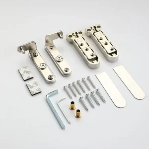 3D Adjustable Zinc Alloy Invisible Pivot Door Hinge, 70KG Heavy Duty