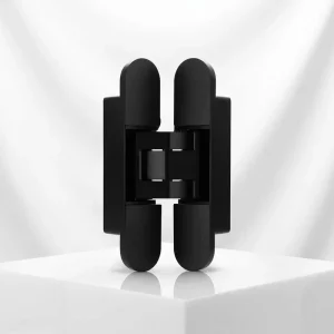 3D Invisible 180 Degree Adjustable Zinc Alloy Concealed Hinge for Modern Wooden Doors 30mm Thickness 40kg Capacity