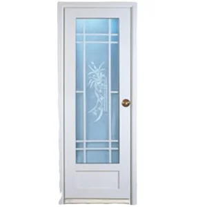 42 Series UPVC Bathroom Swing Door Single-Leaf Toilet Door