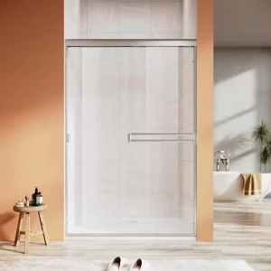 44-48 In. W X 72 H Double Sliding Shower Door With 1/4” (6mm) SGCC Tempered Glass