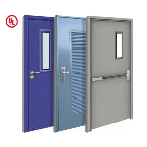 60/90/180-Minute Fire-Rated Louvered Steel Security Door for Hospitals