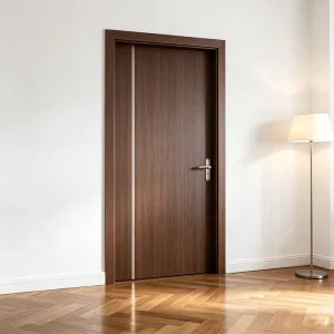 60-Minute Fire-Rated UL-Certified Soundproof Wooden Fire Door for Hotels and Apartments