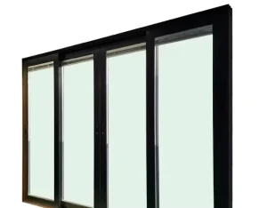 6063 Anodized Narrow Slim-Frame Aluminum Sliding Door Profiles