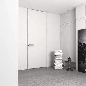 60mm Aluminum Frameless Flush Invisible Interior Door for Bedroom