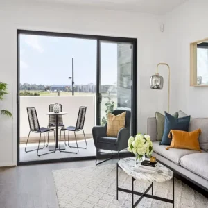 7 Star Energy Saving Slider Door Australian Standard Thermal Break Sliding Glass Door for Bathroom Kitchen & School