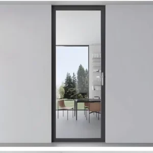 75 Series Aluminum Alloy Swing Door Tempered Glass Partition Sliding Glass Door for Multi Scene Application