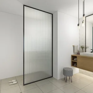 8 10mm Low Iron Clear Safety Tempered Walk in Shower Door Shower Room Shower Enclosure