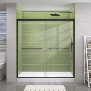8mm 10mm Tempered Glass Clear Frosted Patterned Bathroom Shower Door Enclosure