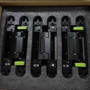 90-Degree Hydraulic Automatic-Closing 3D Door Hinge with No Tail Rod, Buffer, Hidden Thickened Design