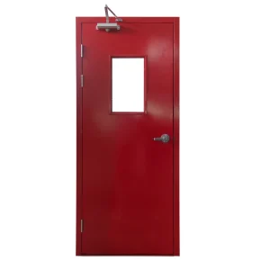 90-Minute Fire-Rated Single-Leaf Steel Security Door