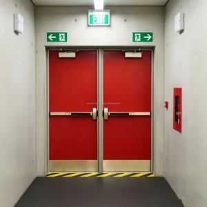 90-Minute Fire-Resistant Steel Door with CAD Customization for Hospitals and Hotels