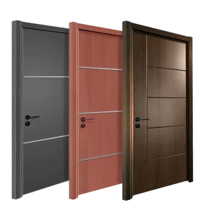 90-Minute Solid Wood Fire-Rated Emergency Exit Door for Hotel Rooms