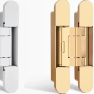 AC6005 60KG Golden Hydraulic 3D Adjustable Concealed Hinge with Silent Closing