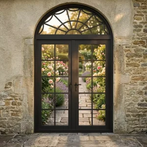 AS2047 Australia Standard 6063-T5 Aluminum Profile Double Glazed Thermal Break Aluminum French Villa Casement Door