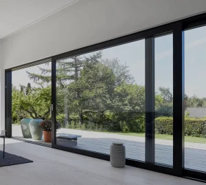 AS2047 Australian Standard Double-Glazed Aluminum Stacking Sliding Door for Exterior House Windows