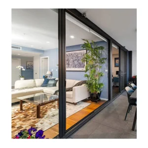AS2047 Australian Standard Large Double Aluminum Stacking Sliding Patio Door
