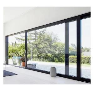 AS2047 Modern Aluminum Sliding Door with Security Screen and Waterproof Aluminum Alloy Frame