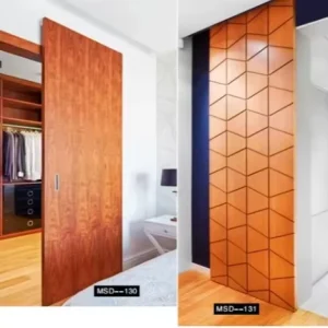 Acoustic Invisible Wooden Flush Hidden Door for Residential and Commercial Spaces