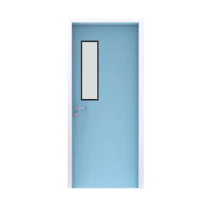 Airtight Cleanroom Galvanized Steel Door Medical Operating Room Soundproof Door Automatic Hermetic Swing Doors