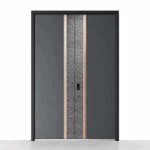 All Aluminum Precision Carved Security Front Entry Door for Modern Villa Exterior