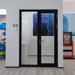 All aluminum Alloy Modern Swing Open Kitchen Door Indoor Partition Exterior Apartment Bathroom Balcony and Shop Door