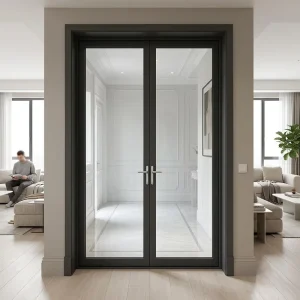 Aluminium Double Swing Door for House