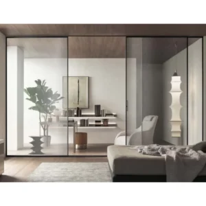 Aluminium Extremely Narrow Frame Sliding Door for Villa, Apartment, and Interior