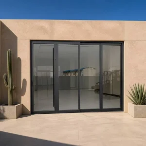 Aluminium Sliding Doors for Villa Patio Doors Double Glazed Windows Waterproof Modern