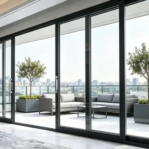 Aluminium Sliding Patio Doors with CE Certification for Europe
