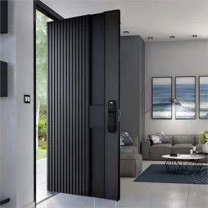 Aluminium Steel Security Front Entry Door, Exterior, Anti-theft, Waterproof