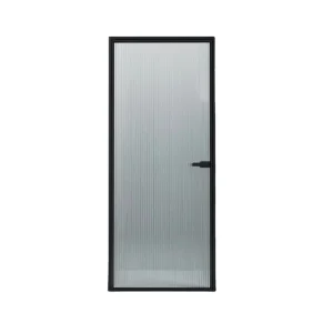 Aluminum Alloy Bathroom Pivot Shower Door With 6-8mm Tempered Glass